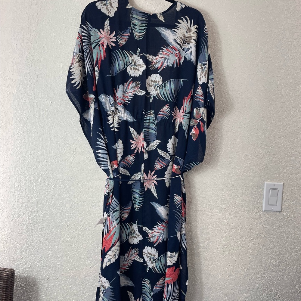 La Charme U Duster Wrap Kimono Sz S
